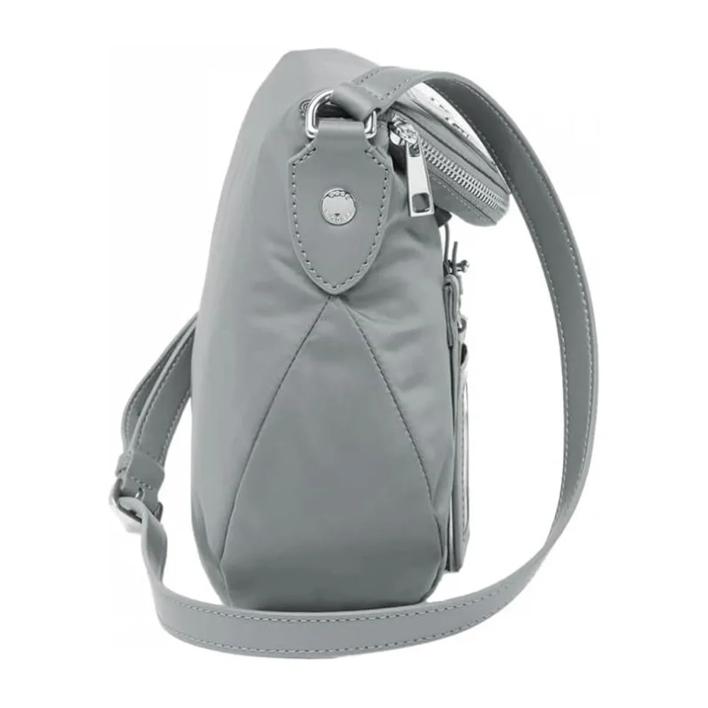 Marc Jacobs Preppy Natasha Nylon Large Crossbody Bag - Rock Grey - Picture 2 of 6